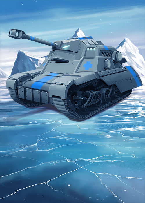 Blue Tank Card Art