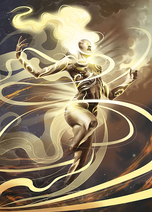 Light Elemental Card Art