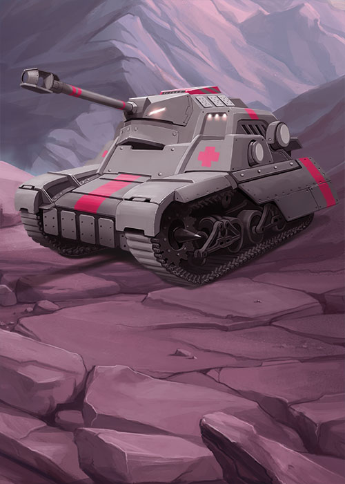 Pink Tank Card Art