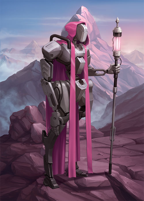 Pink Wizard Card Art