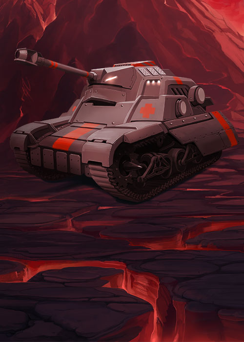 Red Tank Card Art