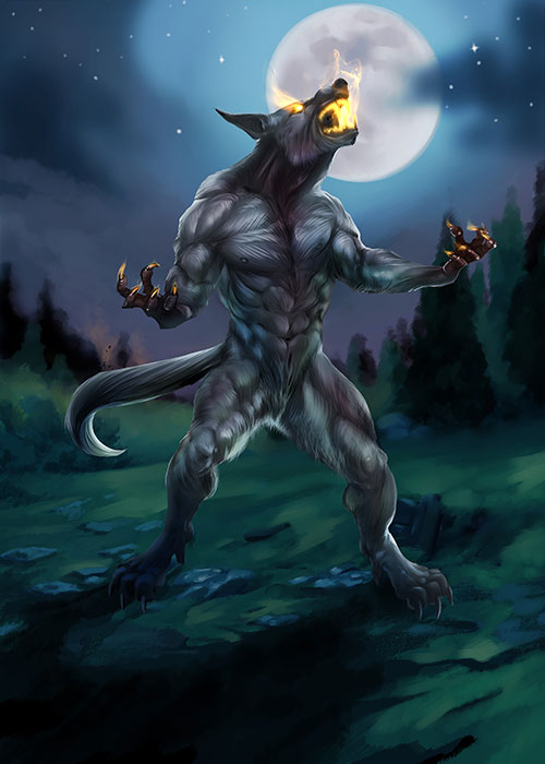 Werewolf Card Art