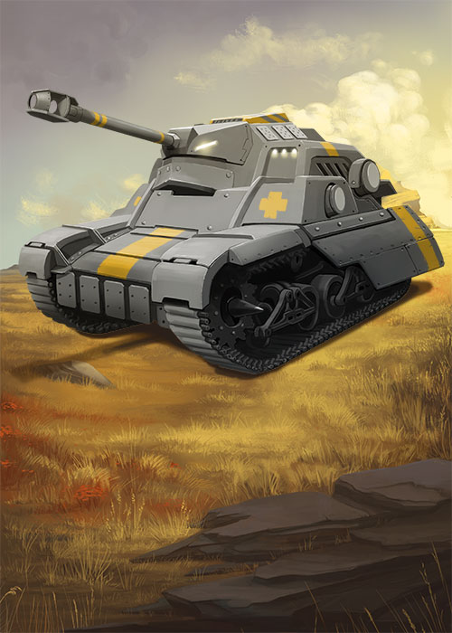 Yellow Tank Card Art