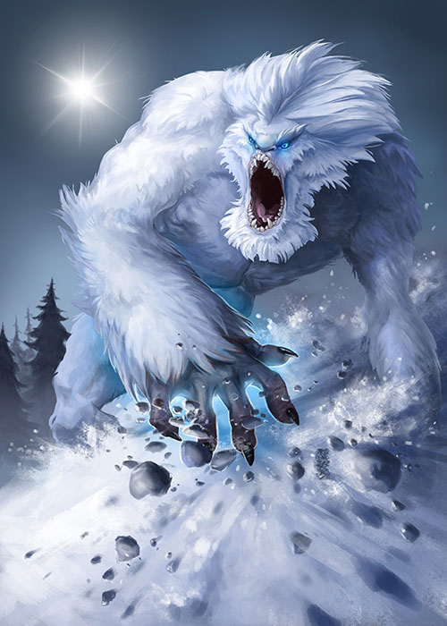 Yeti Card Art